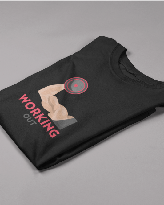 Working out Printed tshirt