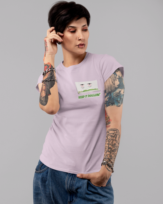 Keep it rollin' Women Printed T-shirt